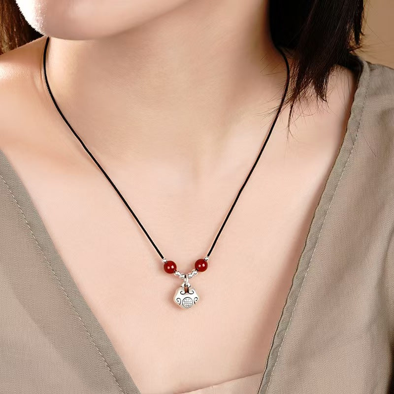 Peace Lock Silver Pendant-Peace and Harmony
