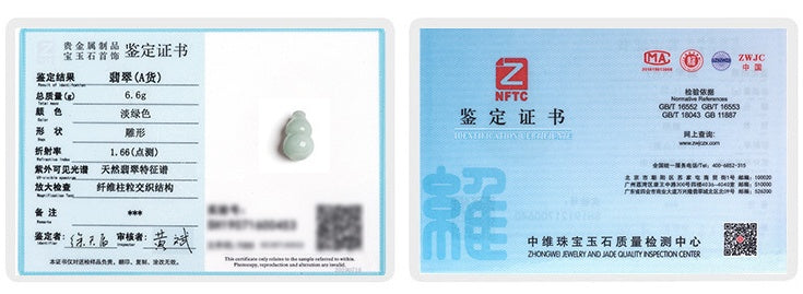 Grade A Jade Gourd Pendant ¨C Symbol of Blessings. Wealth & Protection