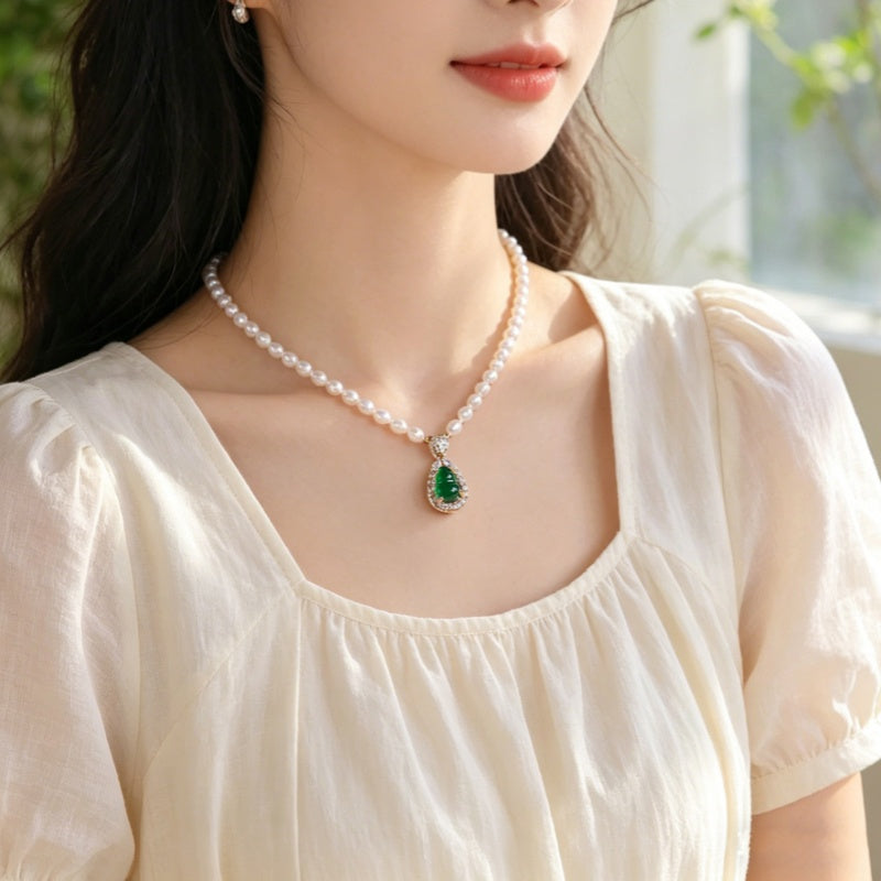 Fortune & Blessing Gourd Pearl Necklace â€?A Gift of Love. Luck & Prosperity