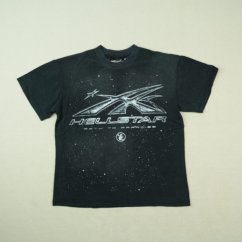 Hellstar Chrome Logo T-Shirt Black