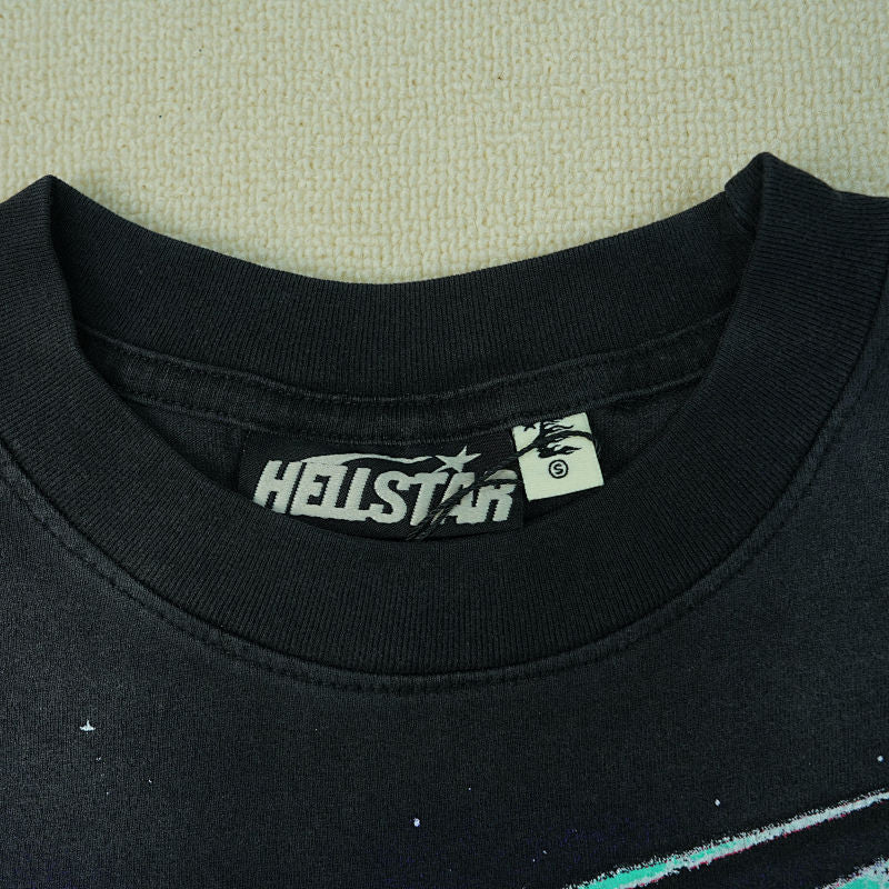 Hellstar Attacks T-Shirt Black