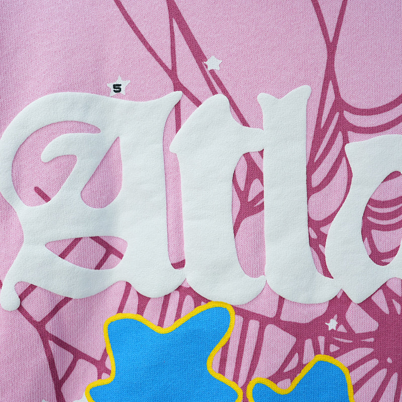 Sp5der Atlanta Hoodie Pink