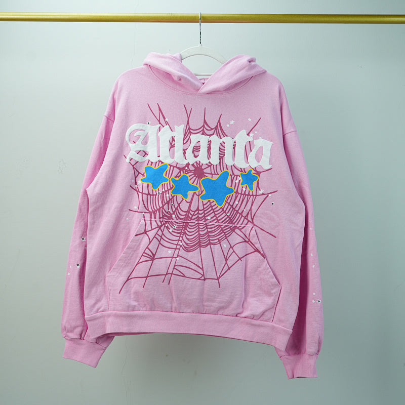 Sp5der Atlanta Hoodie Pink