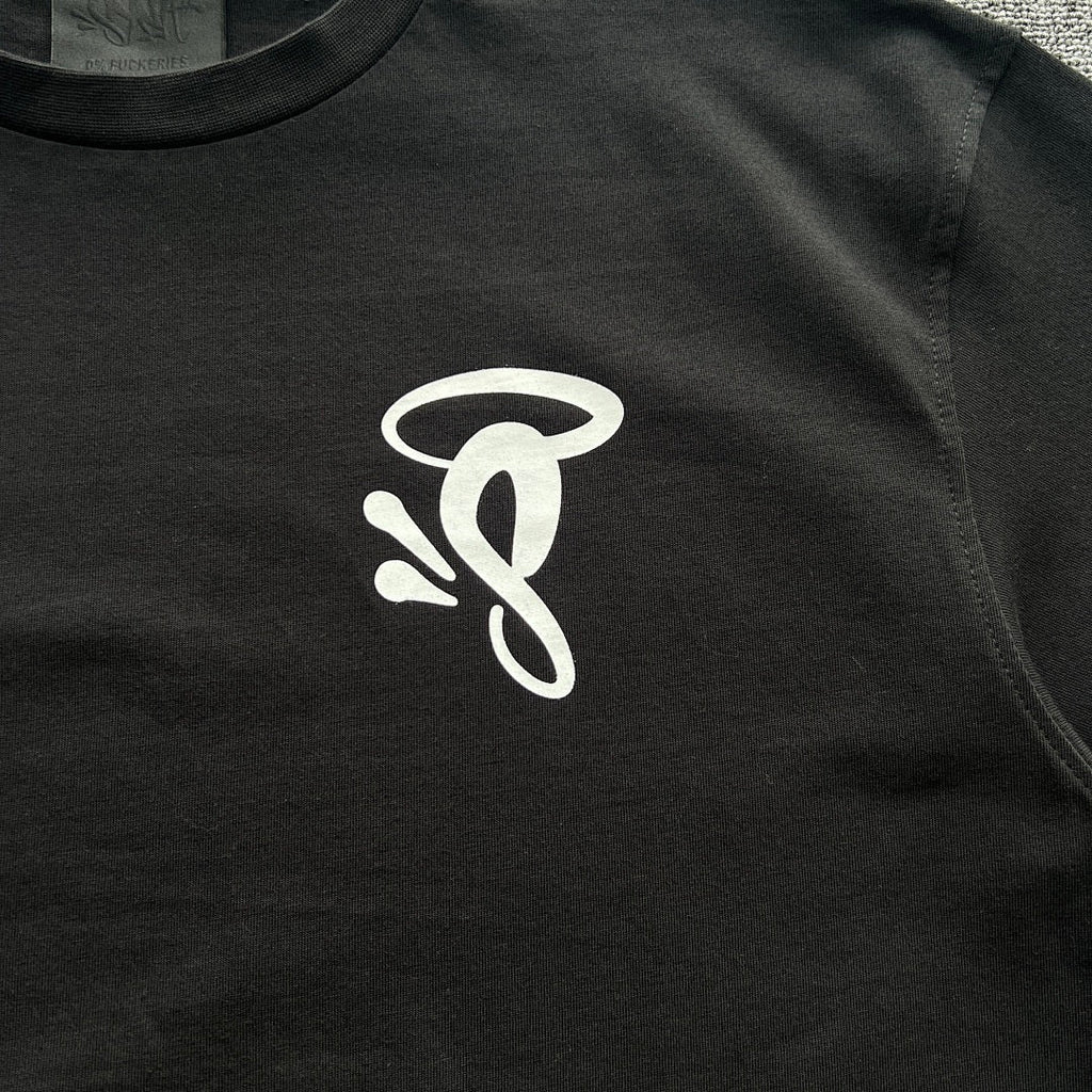 HALO Tee Black White