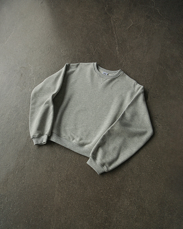 Plain Crewneck Sweatshirt - Navy Blue