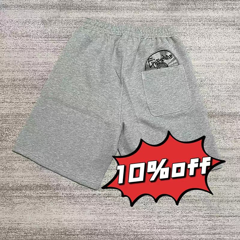 Corteiz CD Patch Sweat Shorts - Black