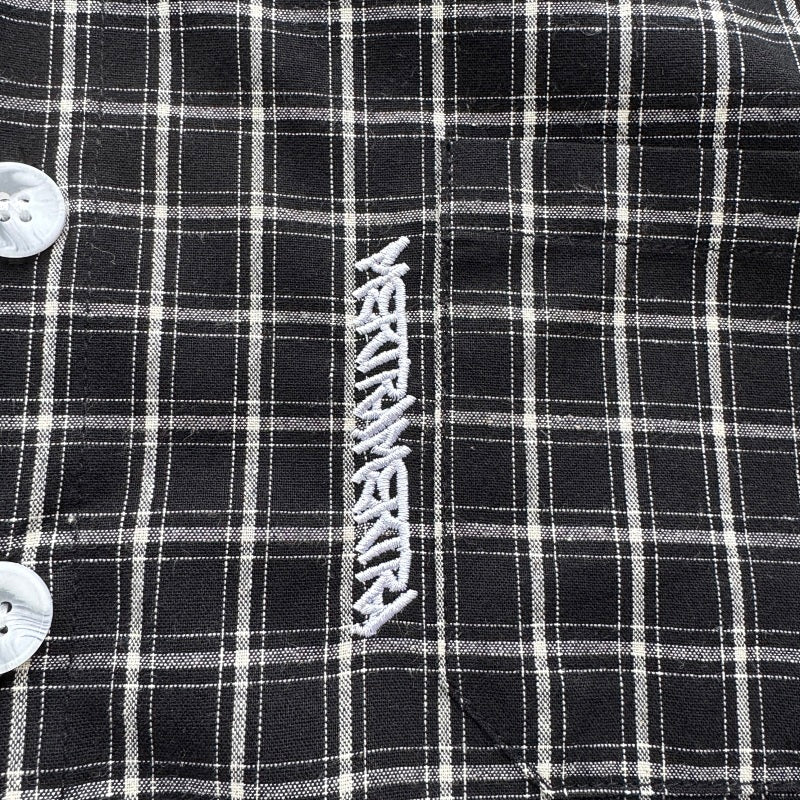 Mertra Plaid Shirt - Black