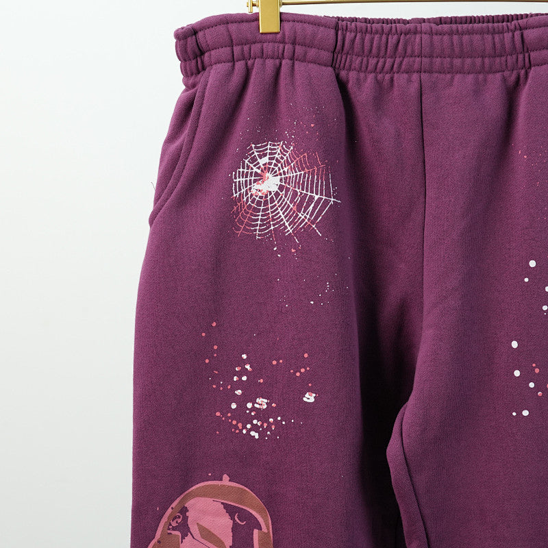 Sp5Der Nocturnal Highway Sweatpant Dark Purple