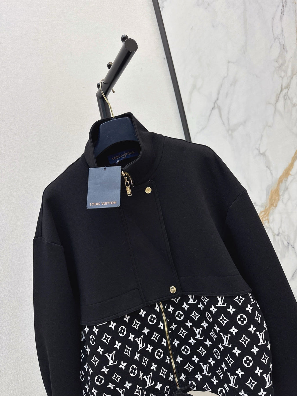 26S Monogram Accent Zip-Up Jacket