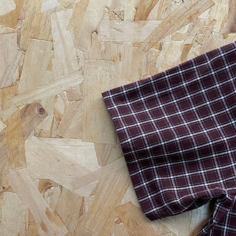 Mertra Plaid Shirt - Brown