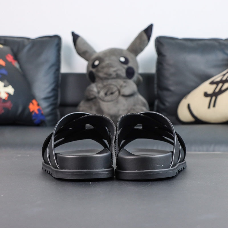 Hermes Izmir Sandal - Noir/Black