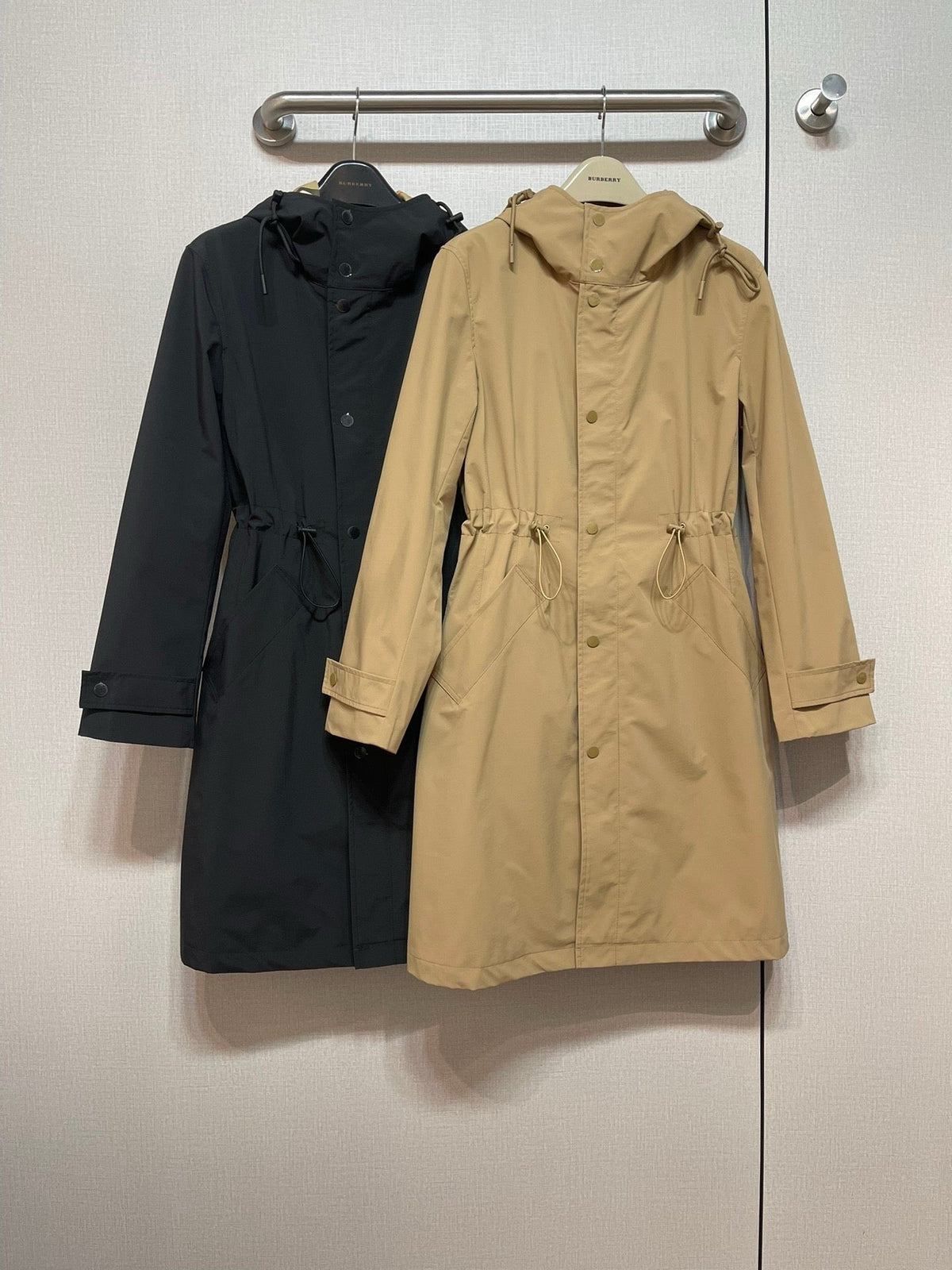 Drawcord Hood Nylon-Cotton Parka