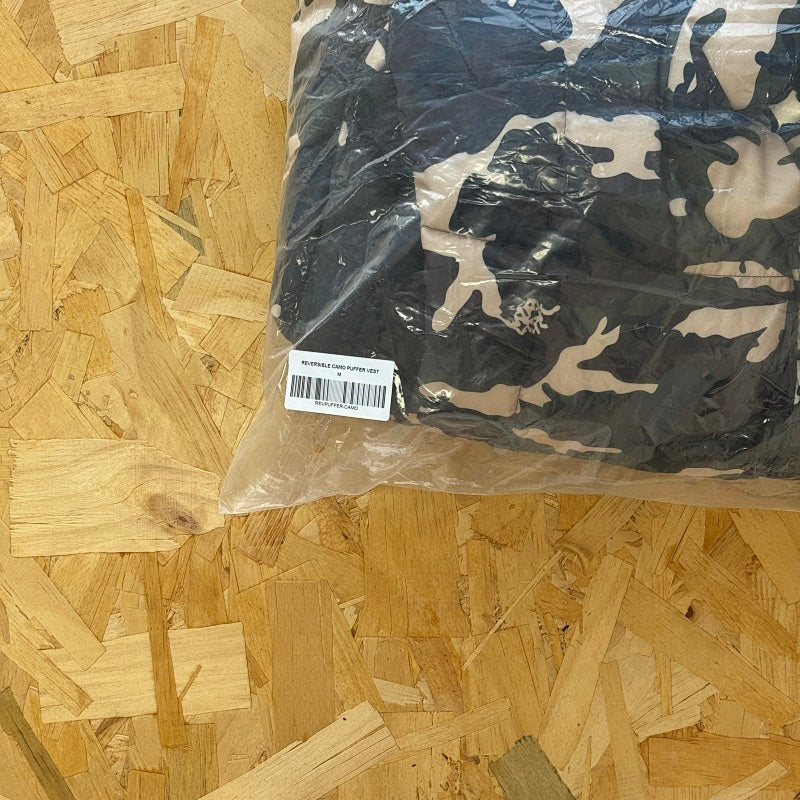 Mertra Reversible Puffer Vest - Grey Camo
