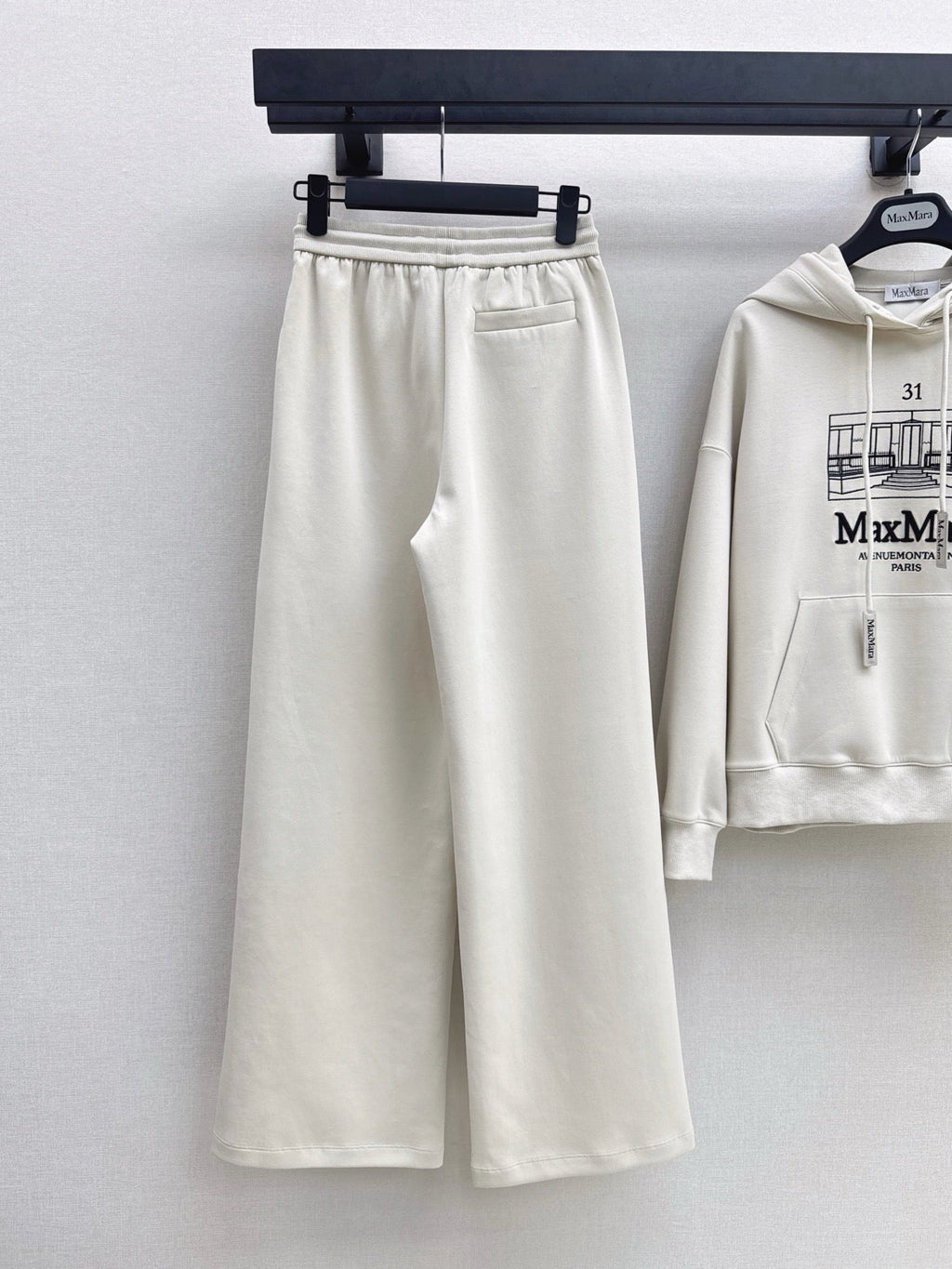 Andrea Logo Embroidered Drawstring Hoodie Set