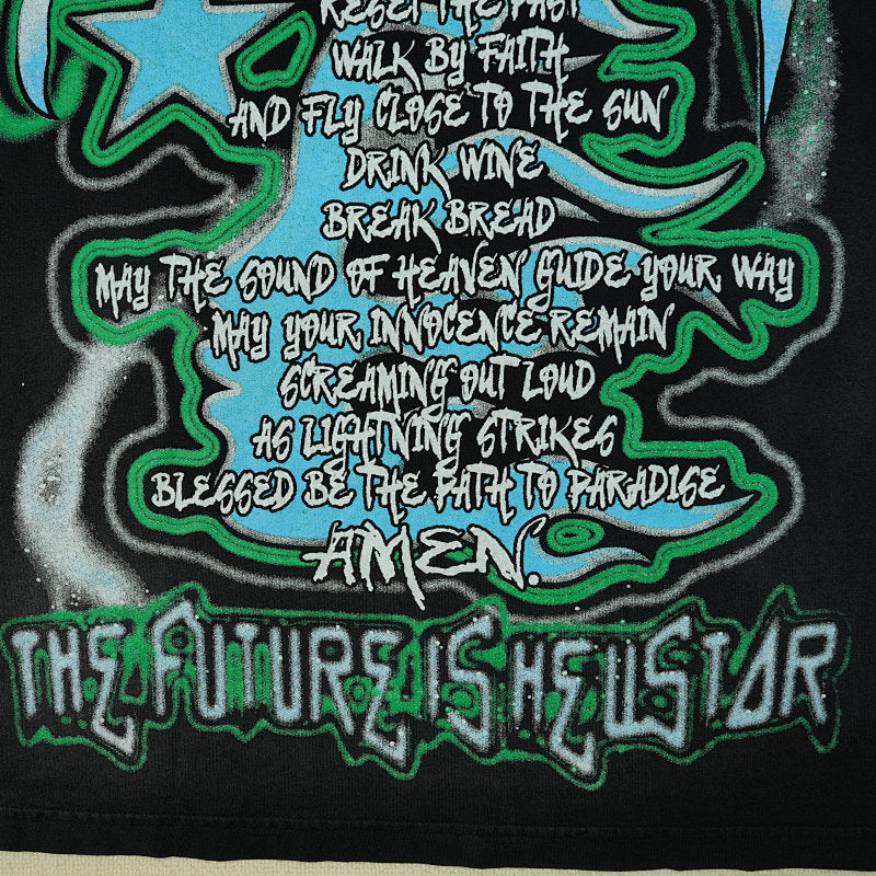 Hellstar The Future T-Shirt Black/Blue