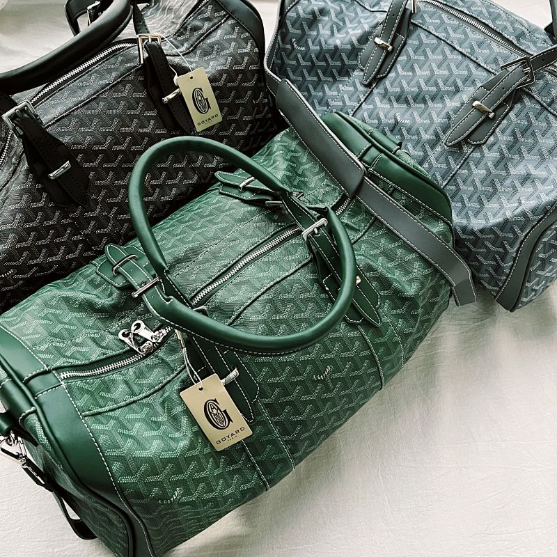 Goyard Monogram Canvas Duffle Travel Bag