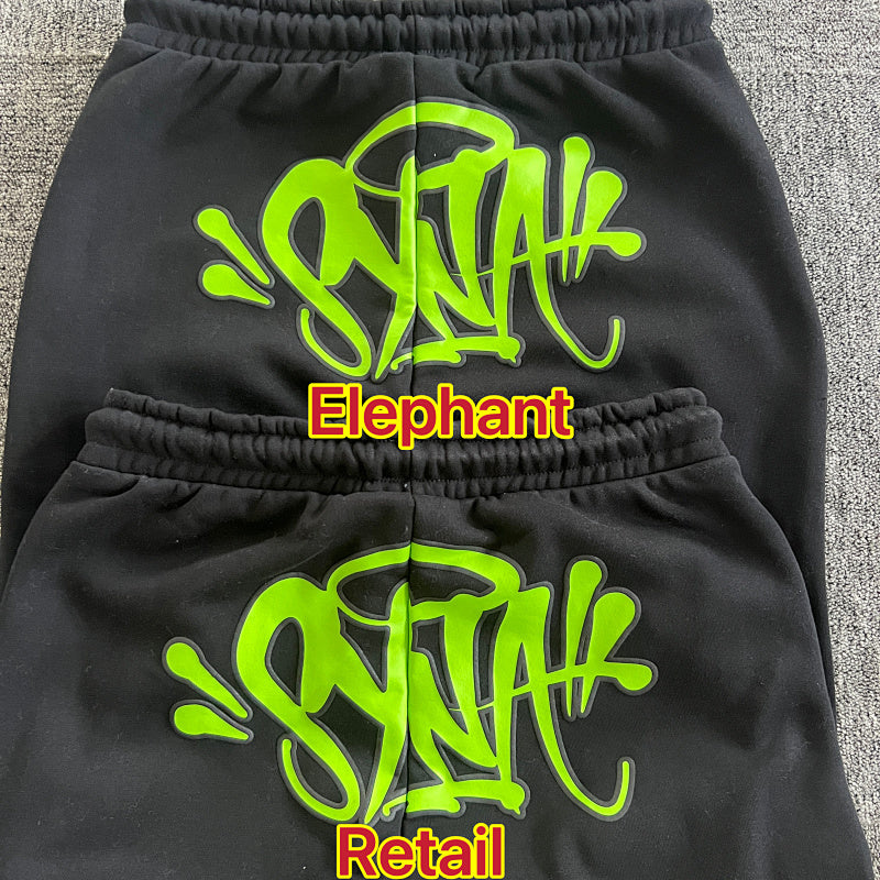 Syna-World Tracksuit - Black-Green
