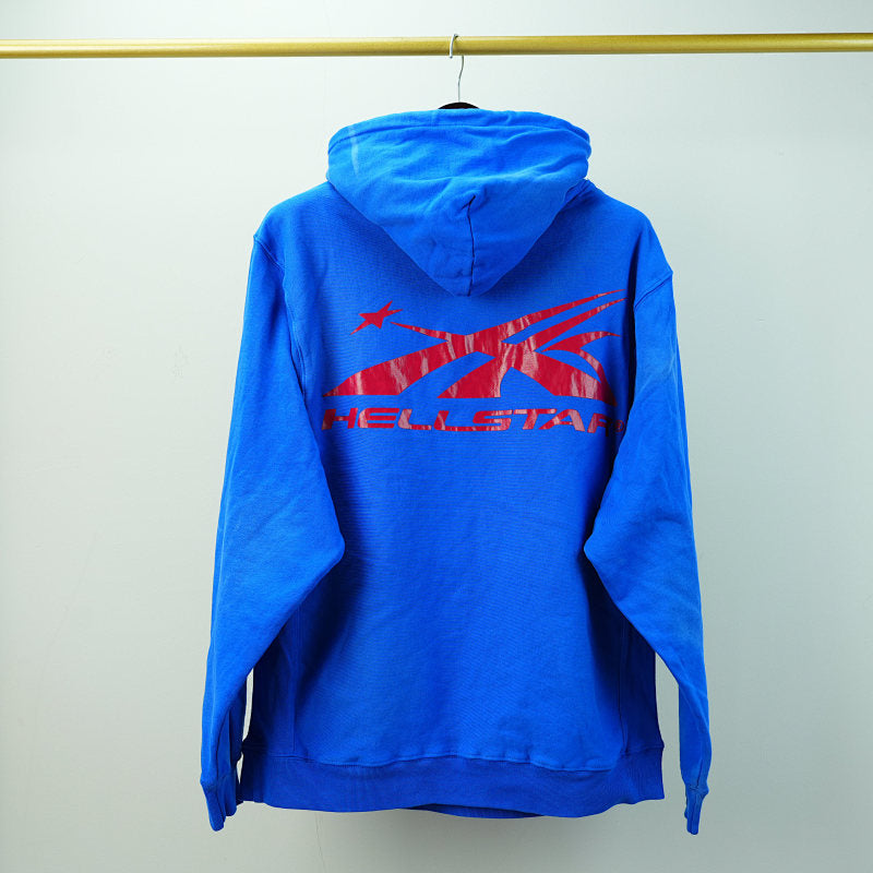 Hellstar Gel Hoodie Blue