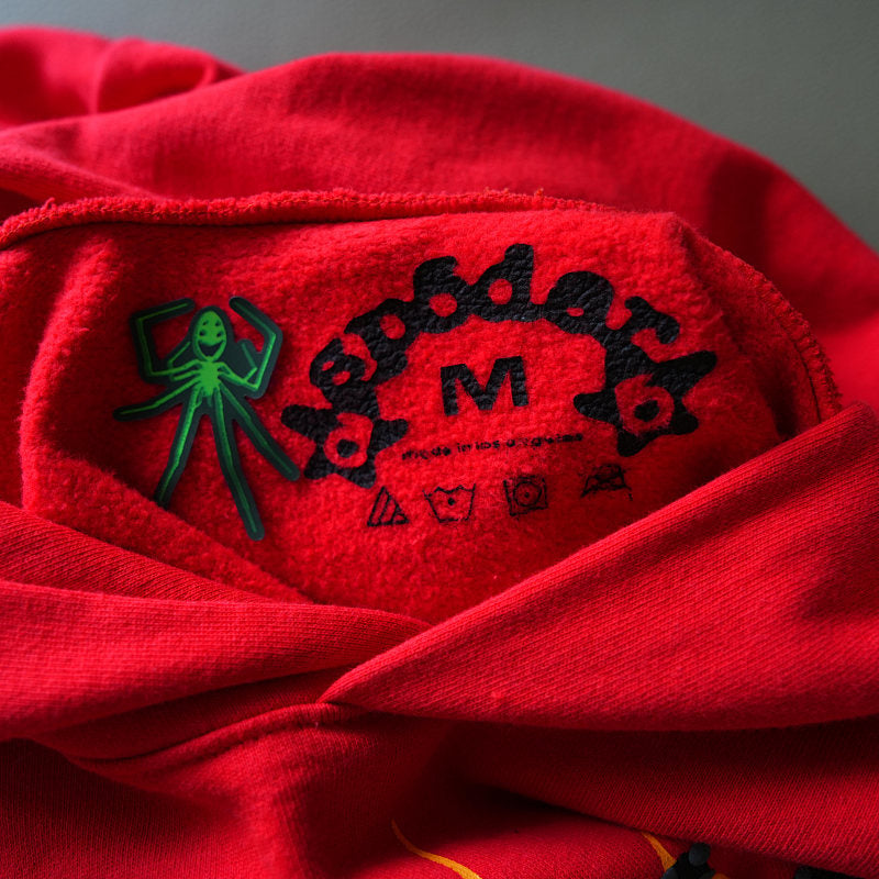 Sp5der P*NK V2 Hoodie Red