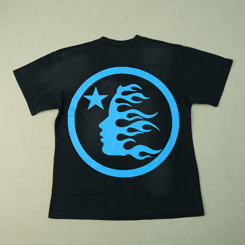 Hellstar Classic T-Shirt (Regular Print) Black/Bue