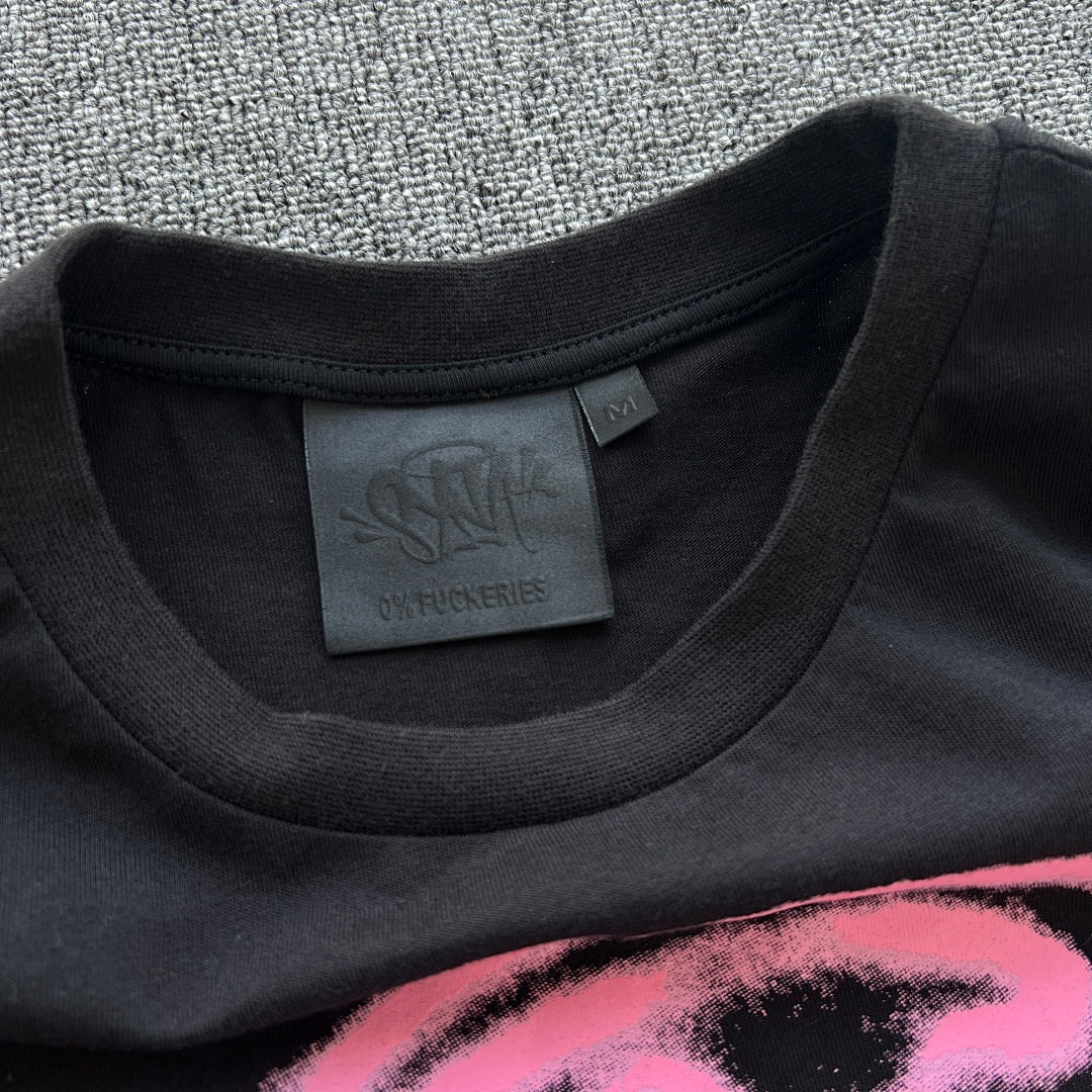Graphic Tee Black Pink