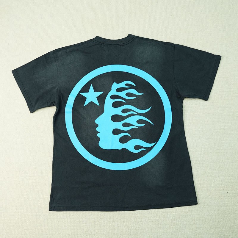 Hellstar Classic T-Shirt (Regular Print) Black/Bue