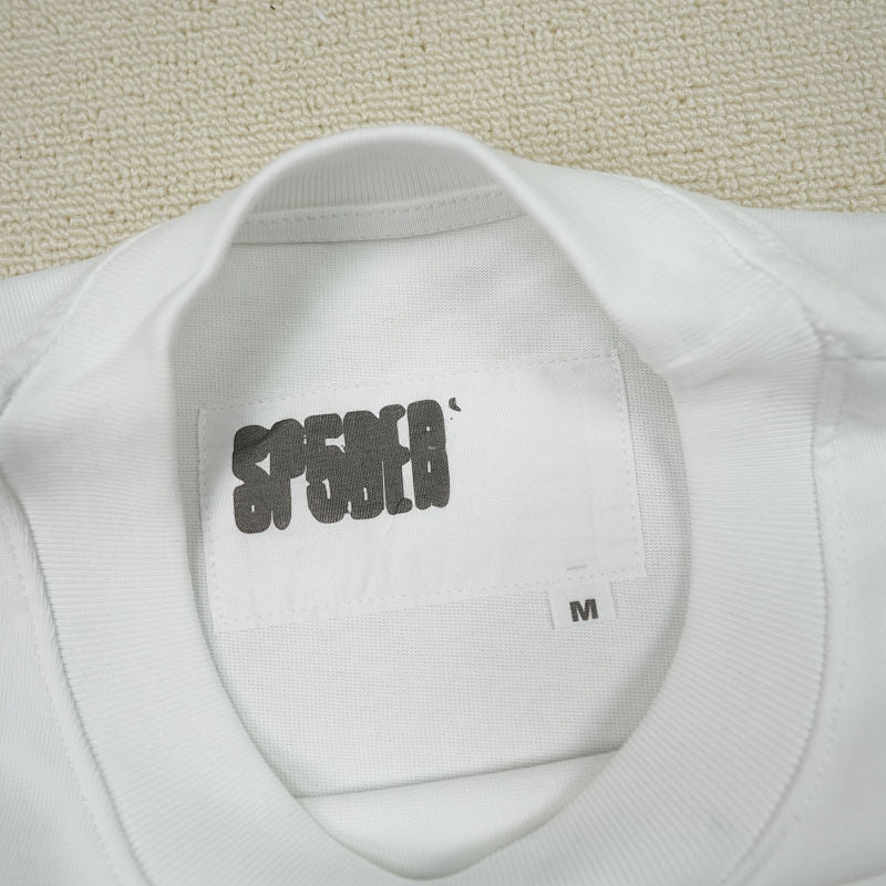 Sp5Der Legacy Logo Heavyweight Tee White