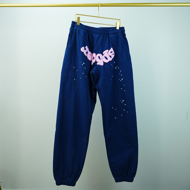 Sp5der OG Web Sweatpants Navy