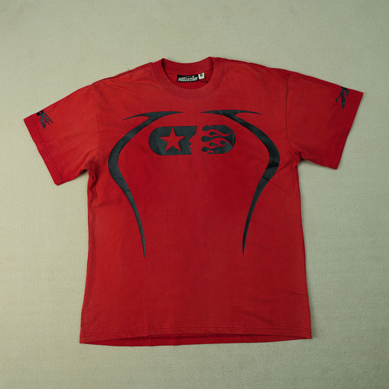 Hellstar Warm Up T-Shirt Red
