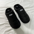 Quilted Slippers - Black