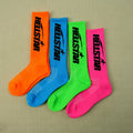 Hellstar Logo Socks (4 Pack) Neon