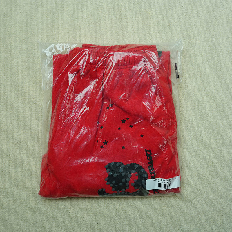 Sp5der P*NK V2 Sweatpant Red