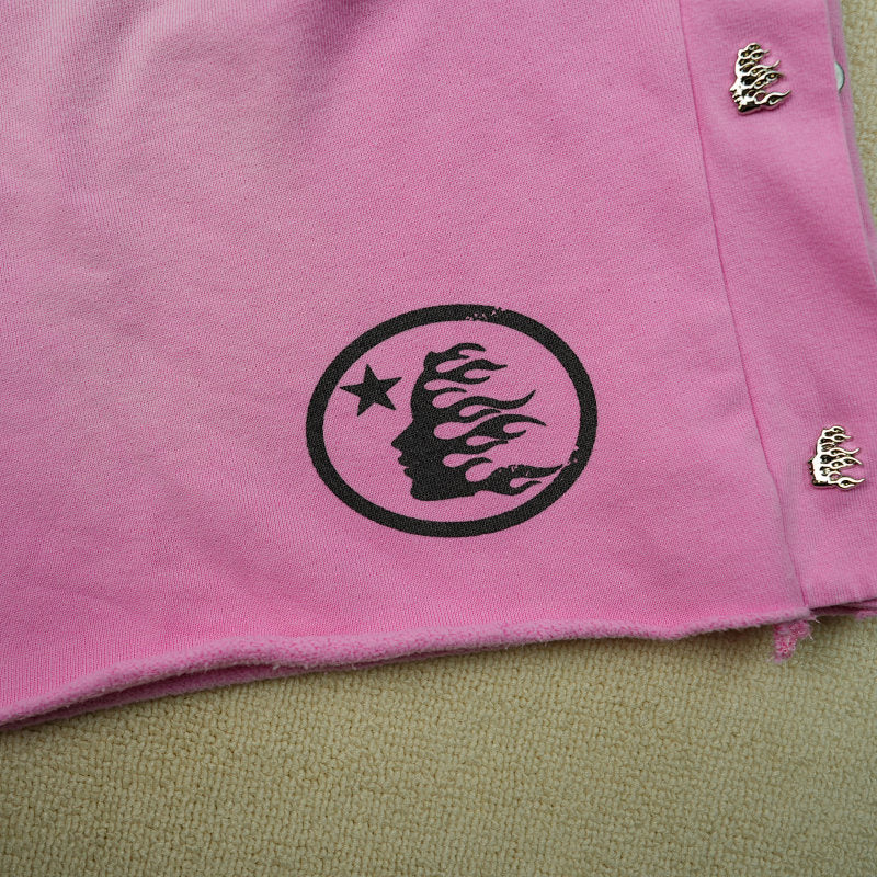 Hellstar Snap Sweatshorts Shorts Pink