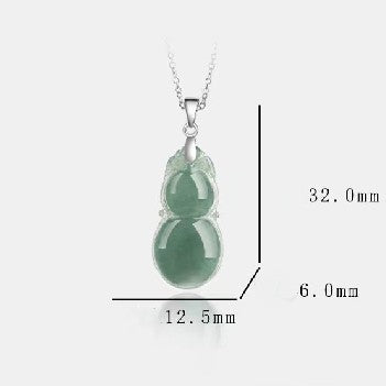 Wulu Ice Jade Necklace-Luck Attraction