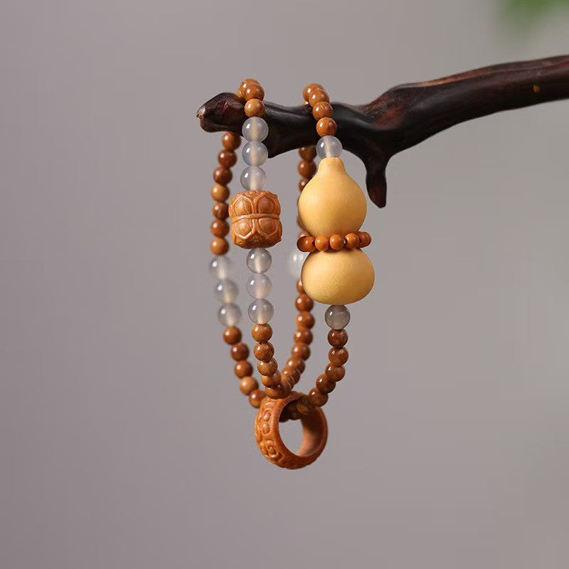 Gourd & Lotus Blessing Bodhi Bracelet¨CWealth and Harmony