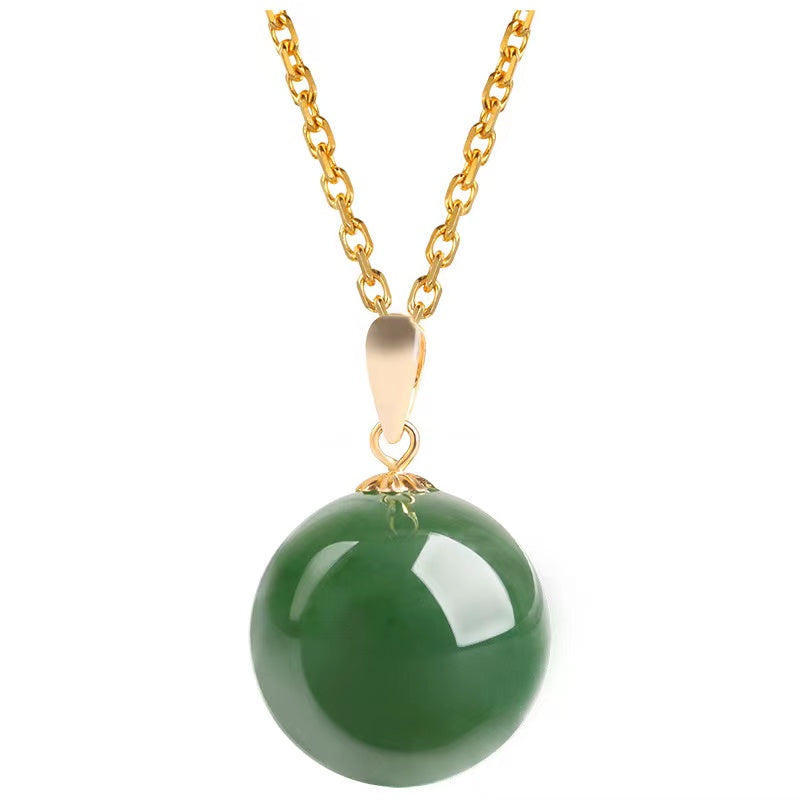 Natural Jadeite Pendant Necklace-Harmony and Balance