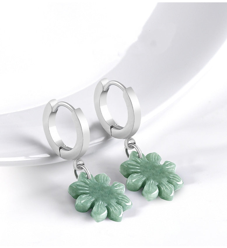 Sunflower Jade Earrings-Joy. Optimism & Bright Blessings