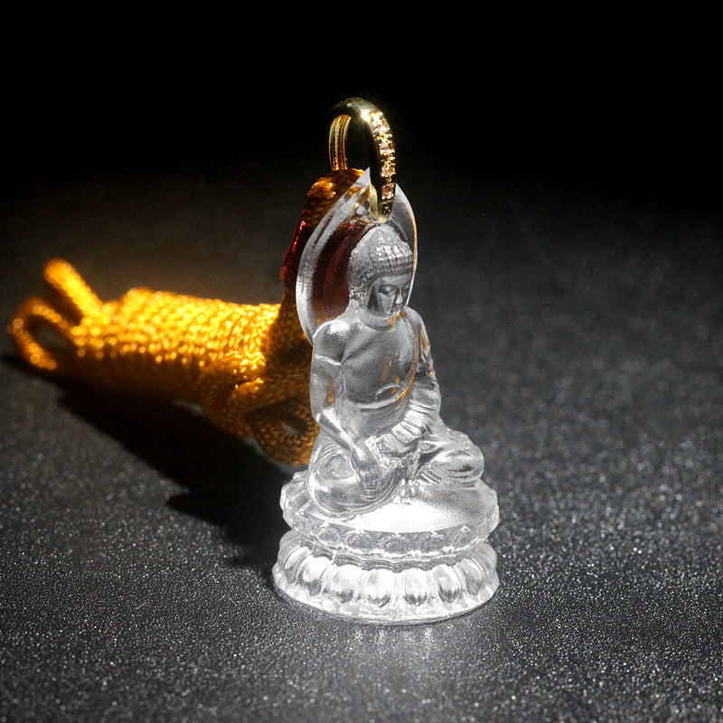 Sacred Shakyamuni Liuli Pendant for Peace & Alignment