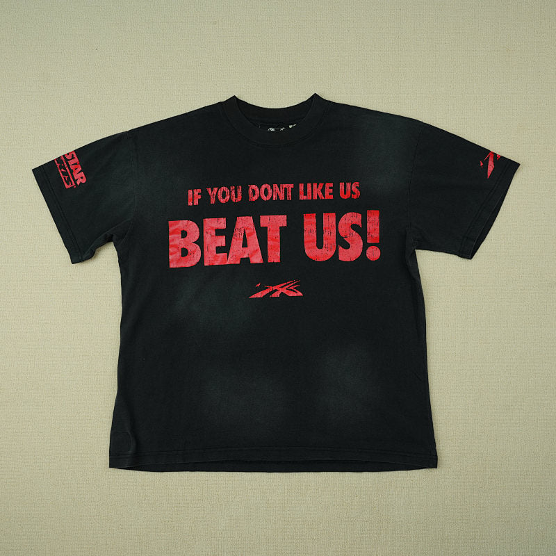 Hellstar Beat Us! T-Shirt Red/Black