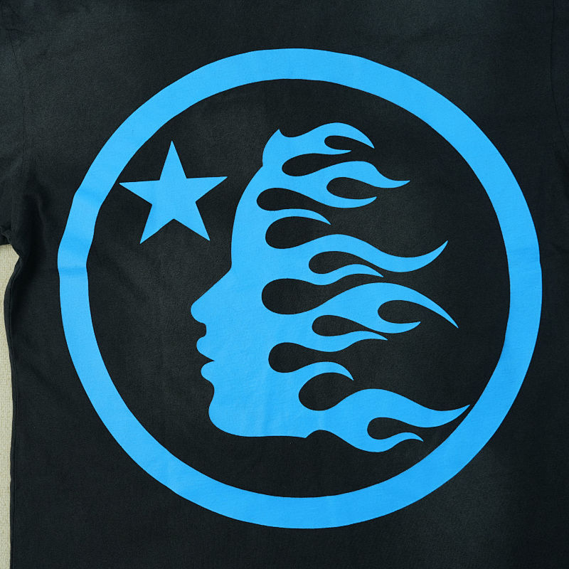 Hellstar Classic T-Shirt (Regular Print) Black/Bue