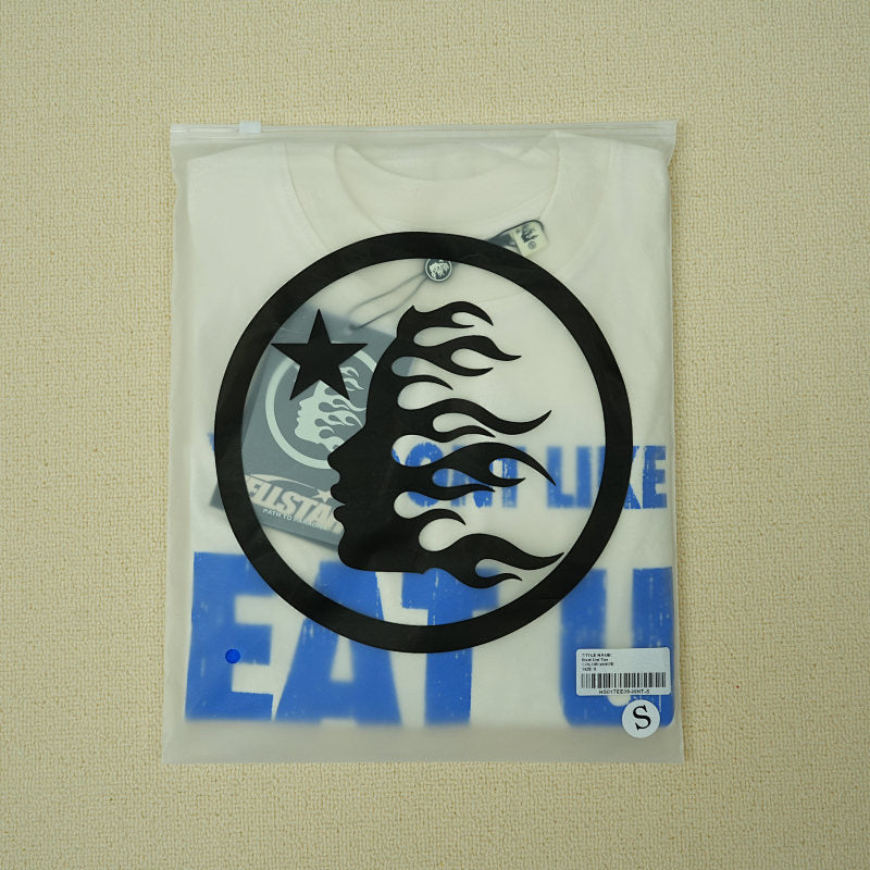 Hellstar Beat Us! T-Shirt White/Blue