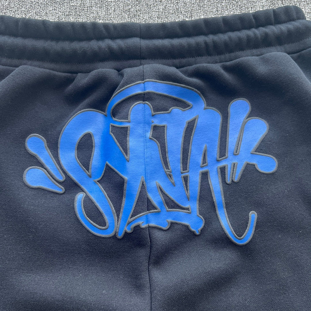 Hoodie Set Black Blue