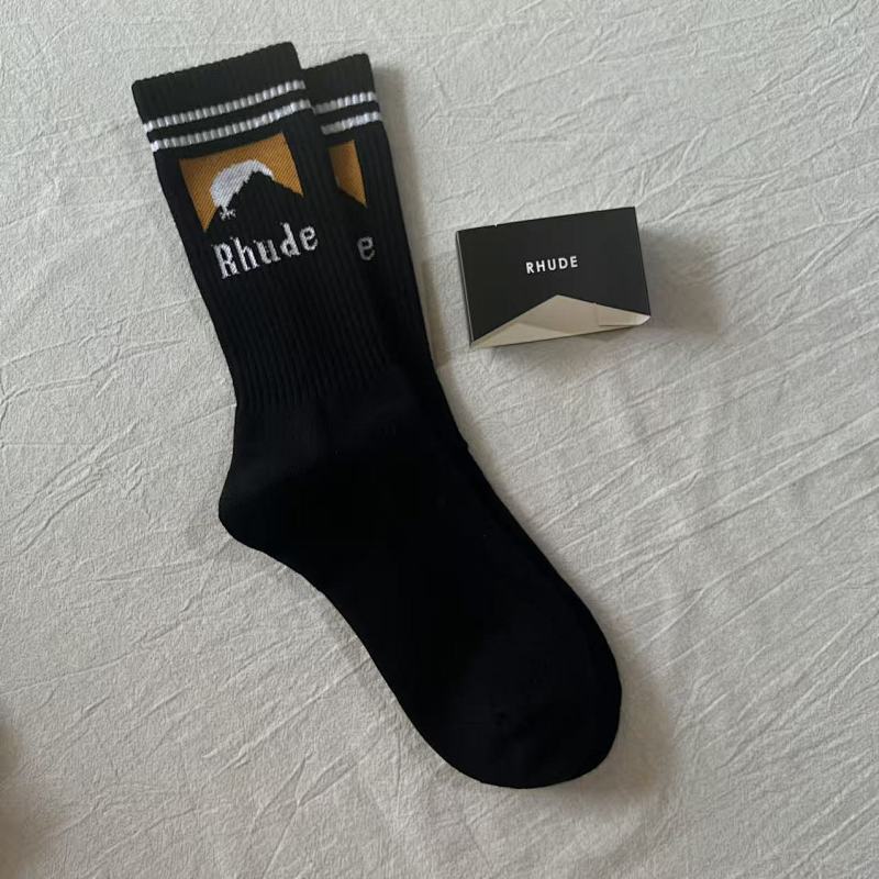 Rhude Mountain Graphic Crew Socks