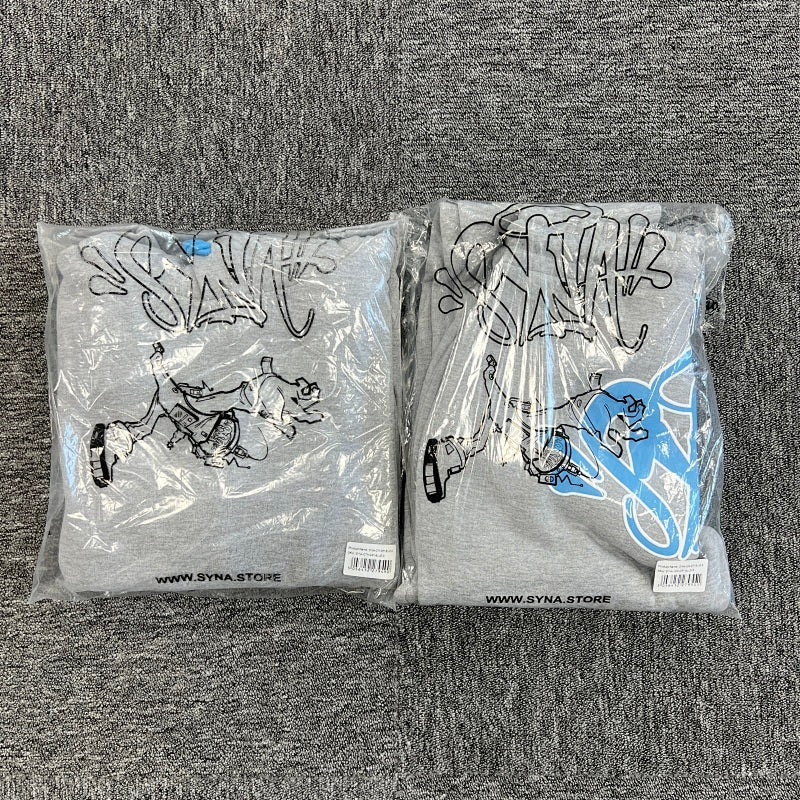 Syna-World Tracksuit - Grey-Blue