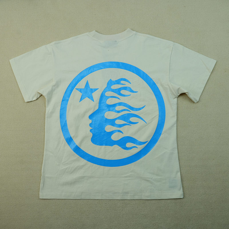 Hellstar Classic T-Shirt (Regular Print) White/Blue