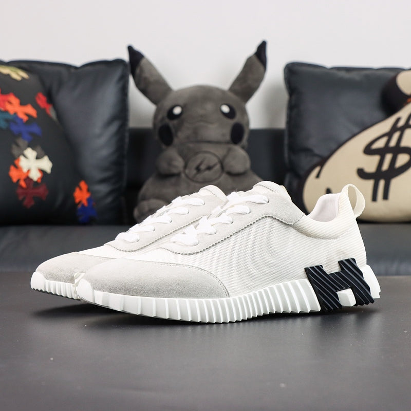 Hermes Bouncing Sneaker - White/Navy