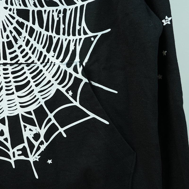 Sp5der OG Web Hoodie Black