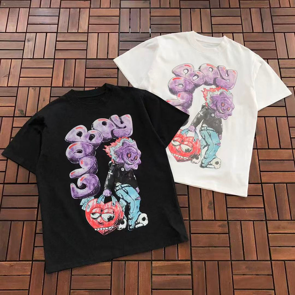 Purple Graphic Vintage T-Shirt