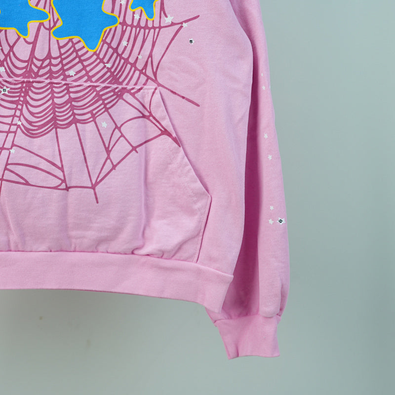 Sp5der Atlanta Hoodie Pink
