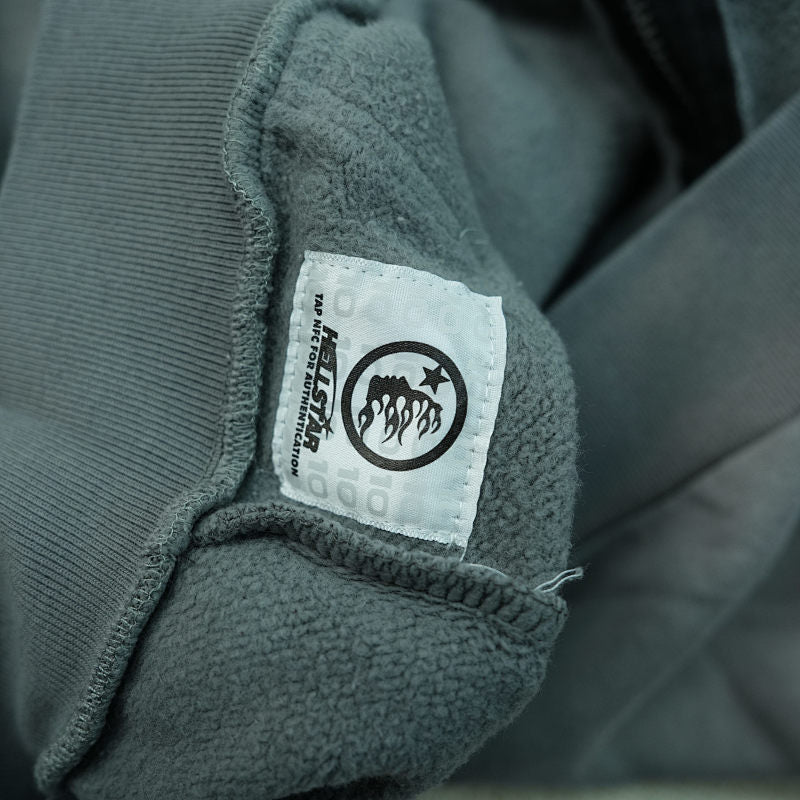 Hellstar Studios Zip Hoodie Gray